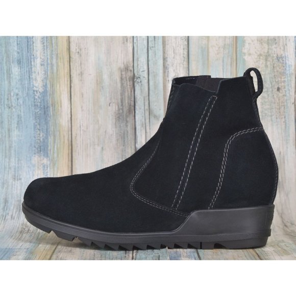 Sorel Shoes Sorel Womens Evie Bootie Size 85 Waterproof Black Suede